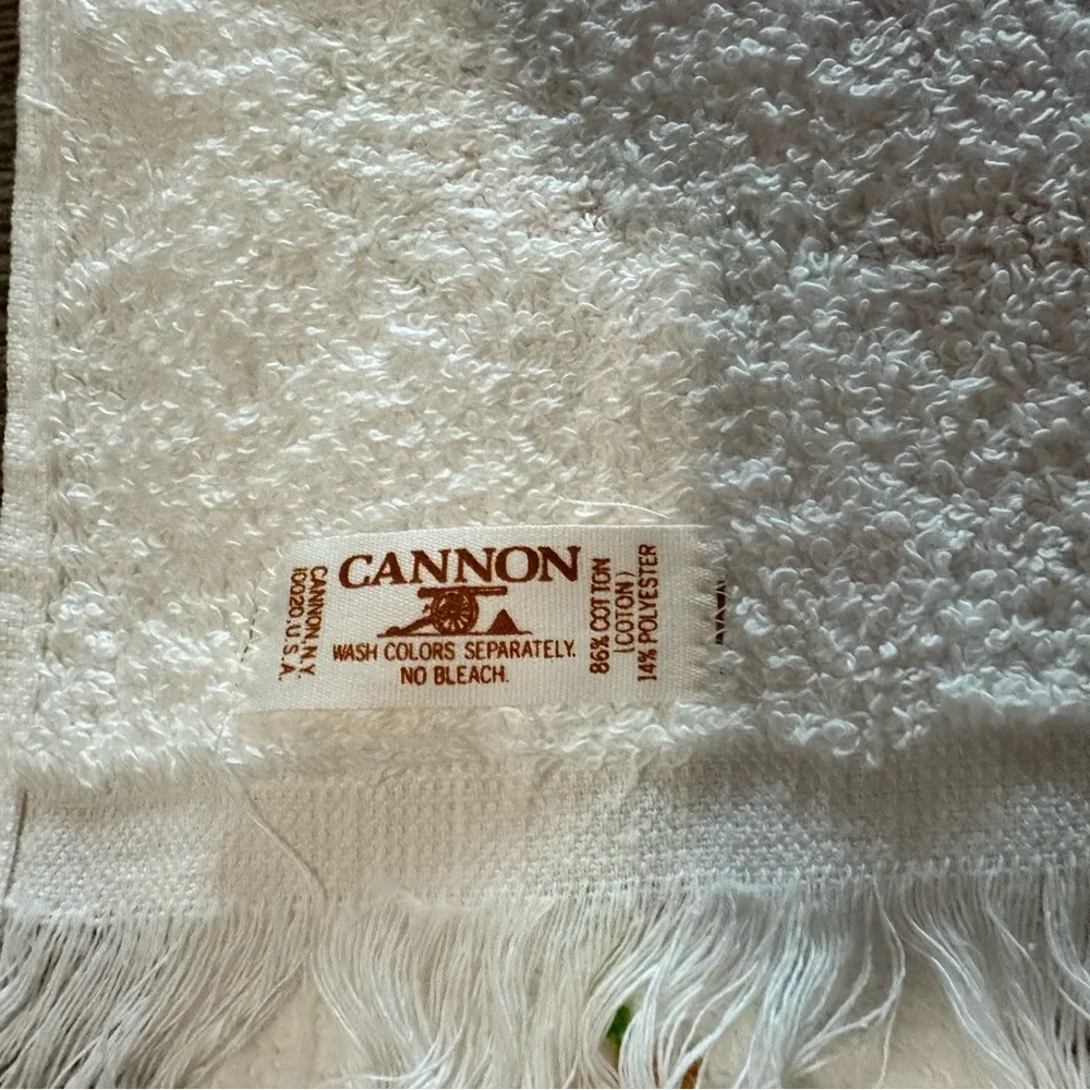 Vintage cannon HOLLY HOBBIE kids bath towel made in USA American greetings